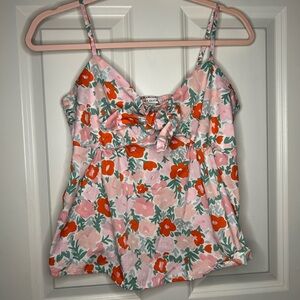 floral babydoll top